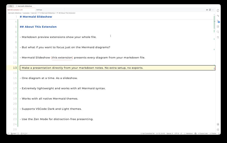 Mermaid Slideshow Demo